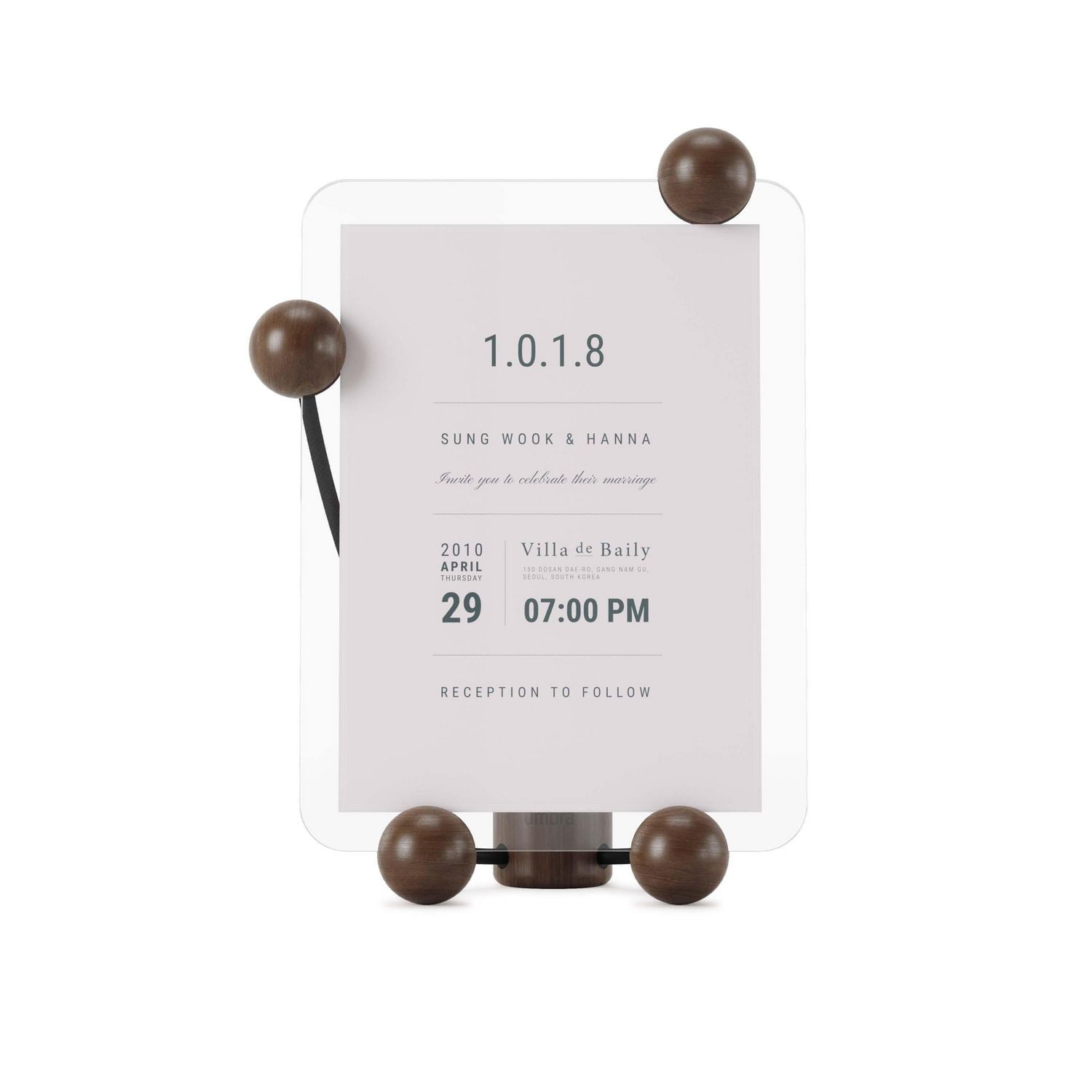 Umbra Woody 5x7 Picture Frame