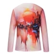 thumbnail image 4 of Camisas Para Hombre Camisas de Manga Larga Cuello Redondo Estampado Color Moda Casual Top Odeerbi ODB177073, 4 of 8