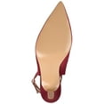 thumbnail image 6 of Journee Womens Marcella Buckle Mid Stiletto Pointed Toe Pumps, Widths Available, 6 of 10
