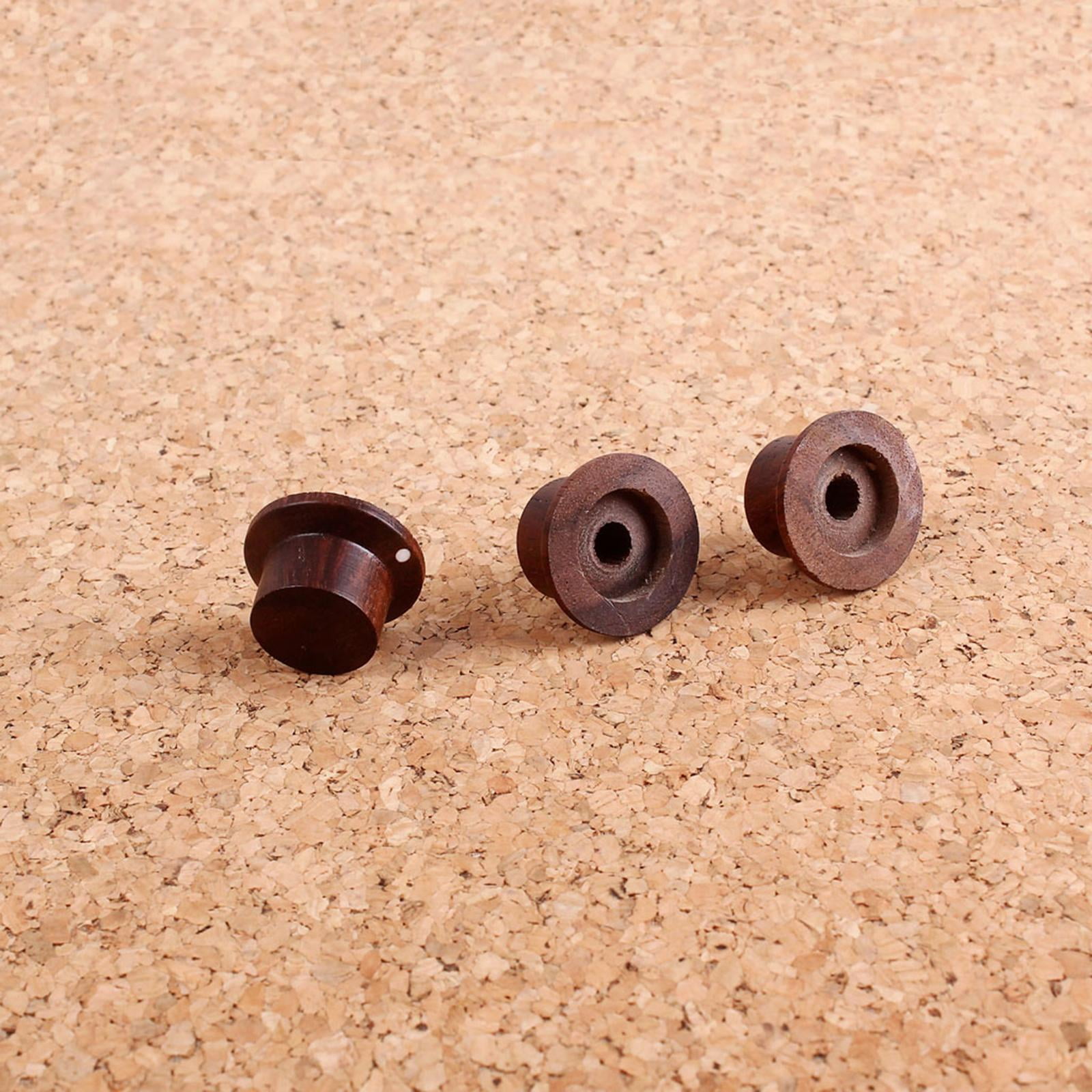 3x Wood Electric Guitar Control Knobs Volume Knobs Accessories
