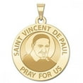 thumbnail image 2 of Picturesongold.Com Saint Vincent De Paul Religious Necklace Pendants Female-1 inch Sterling Silver, 2 of 4