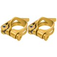 thumbnail image 3 of 2PCS Sturdy Durable 31.8MM Bicycle Tube Clamp, Bicycle Seatpost Clip, For Bicycle Pipe Clamps Cycling Accessory Riding Bike Seatpost Tube Mountain Bike Red,Black,Blue,Gold, 3 of 8