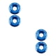 thumbnail image 1 of Eigraketly 2 piezas tornillo de manivela antioxidante M18 desmontable reemplazable perno de bicicleta de montaña piezas accesorios reemplazo para Type3 NO3, 1 of 6