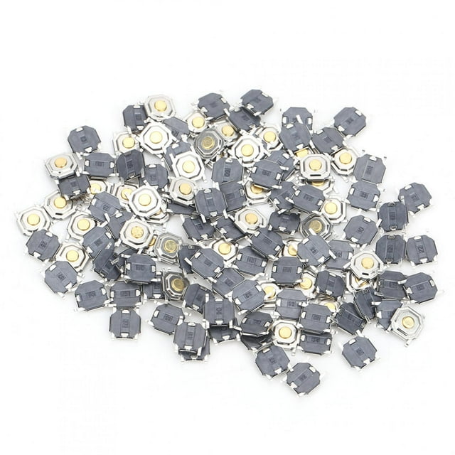 Tactile Push Button Switch, SMD Micro Switch, Light Touching Patch 4 X 4 X 1.5mm Other Equipment Digital Instruments Home For All Kinds Of Toys