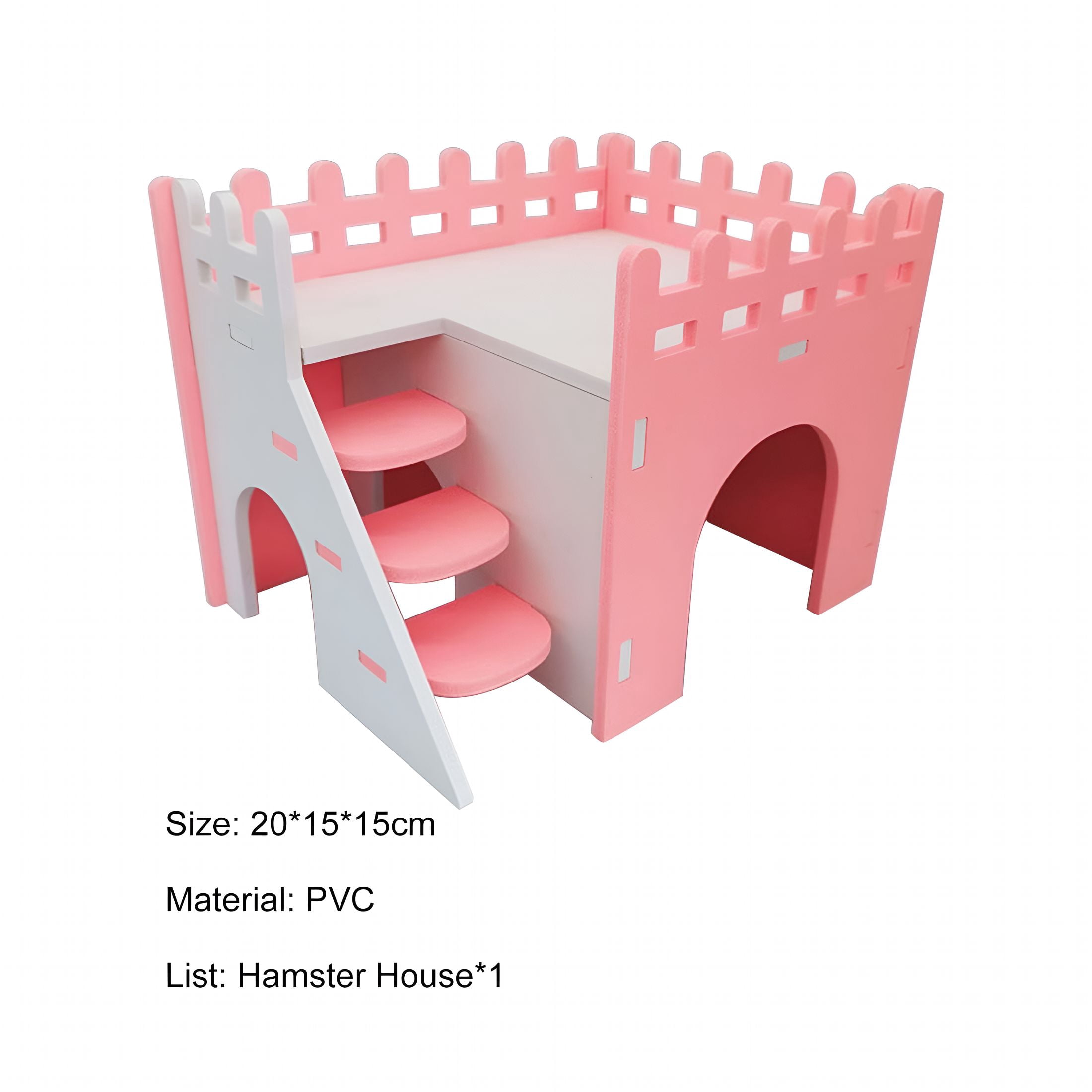 ACDANC 2026 New Hamster Hideout House Wooden Living Hut Exercise Funny Nest Toy for Mouse Chinchilla Rat Gerbil and Dwarf Hamster