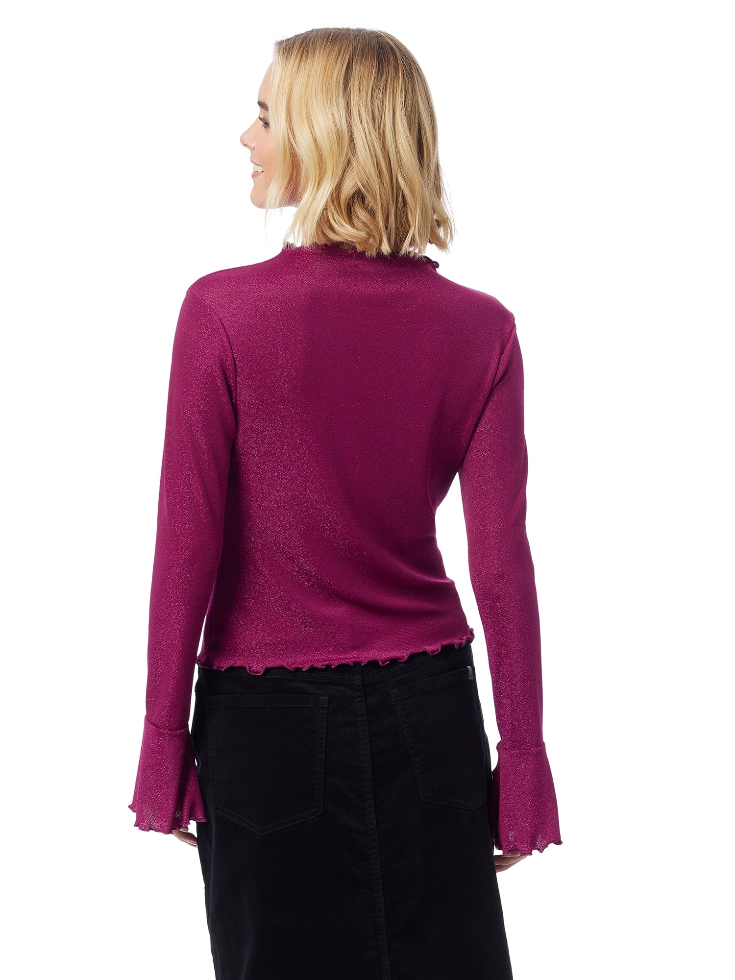 Jessica Simpson Women's Savana Sparkle Knit Top, Sizes XS-XL