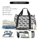 thumbnail image 5 of Fotbe Gray Tractor Bolsa de Viaje con Estampado, Bolsa de Fin de Semana para Mujer con Compartimento para Zapatos, Bolsa de Gimnasio con Bolsillo Húmedo, 5 of 7