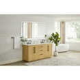 thumbnail image 2 of Altair-14 72" Double Bathroom Vanity in Nature Brown with Grain White, 2 of 15