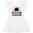 thumbnail image 3 of Inktastic Little Ladybug with Flowers Girls Toddler Dress, 3 of 5
