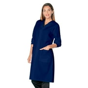 Landau Unisex Essential Lab Coats Classic Relaxed Fit Breathable Fade Resistant 2 Pockets Snap Full-Length Lab Coat Scrub, Style 3178