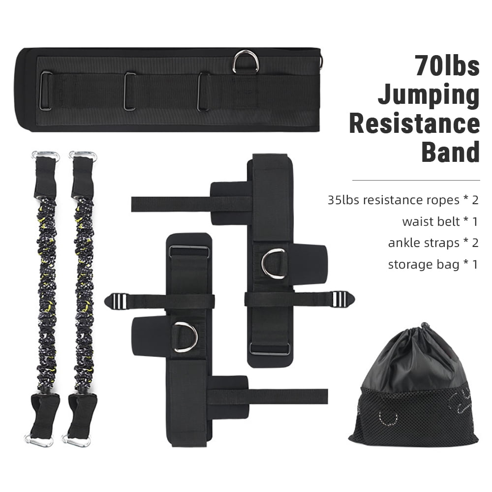 Vertical Jump Trainer Leg Strength Resistance Bands Set for Basketball Football Training