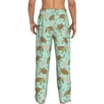 thumbnail image 3 of Daiia Cute Sea Turtles Men's Sleep Pant with Pockets and Drawstring,Pajama Pants-XX-Large, 3 of 9