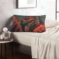 thumbnail image 6 of Rateoe Colorful Reptile And Leaves Pattern Pillow Covers with Invisible Zipper(Pillows are not Included) Standard Pillowcases-16"x24", 6 of 6