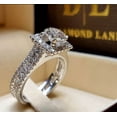 thumbnail image 2 of Luxury Crystal Female Big Zircon Stone Ring Set Fashion Rings For Women Love Ring, 2 of 2