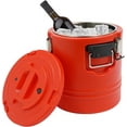 thumbnail image 2 of 16QT Insulated Soup Container, 15L Commercial Food Warmers for Hot or Cold Food, Portable Food Cooler Soup Carrier Hot Box for Catering Water Coffee Chocolate Tea Milk Cocoa, Red, 2 of 8