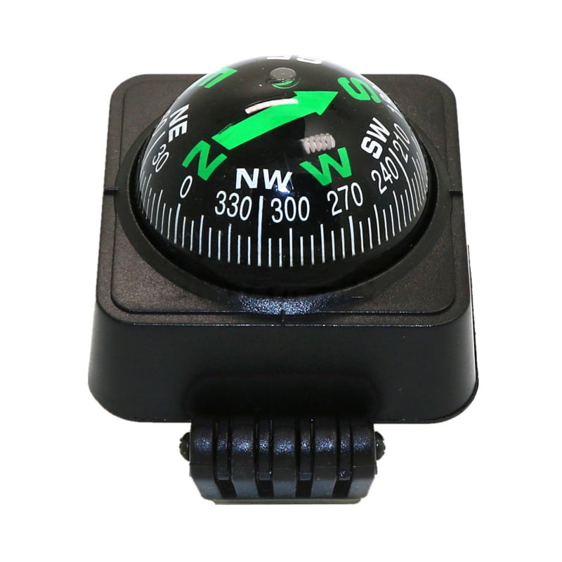 Car Dashboard Boat Suction Pocket Navigation Compass Ball Mount Thermometer 