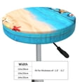 thumbnail image 4 of Naloa Boards and Beach Round Bar Stool Cushion Cover 12-14 inch, Fits Kitchen, Office, Restaurant Chairs - 12 inch, 4 of 7