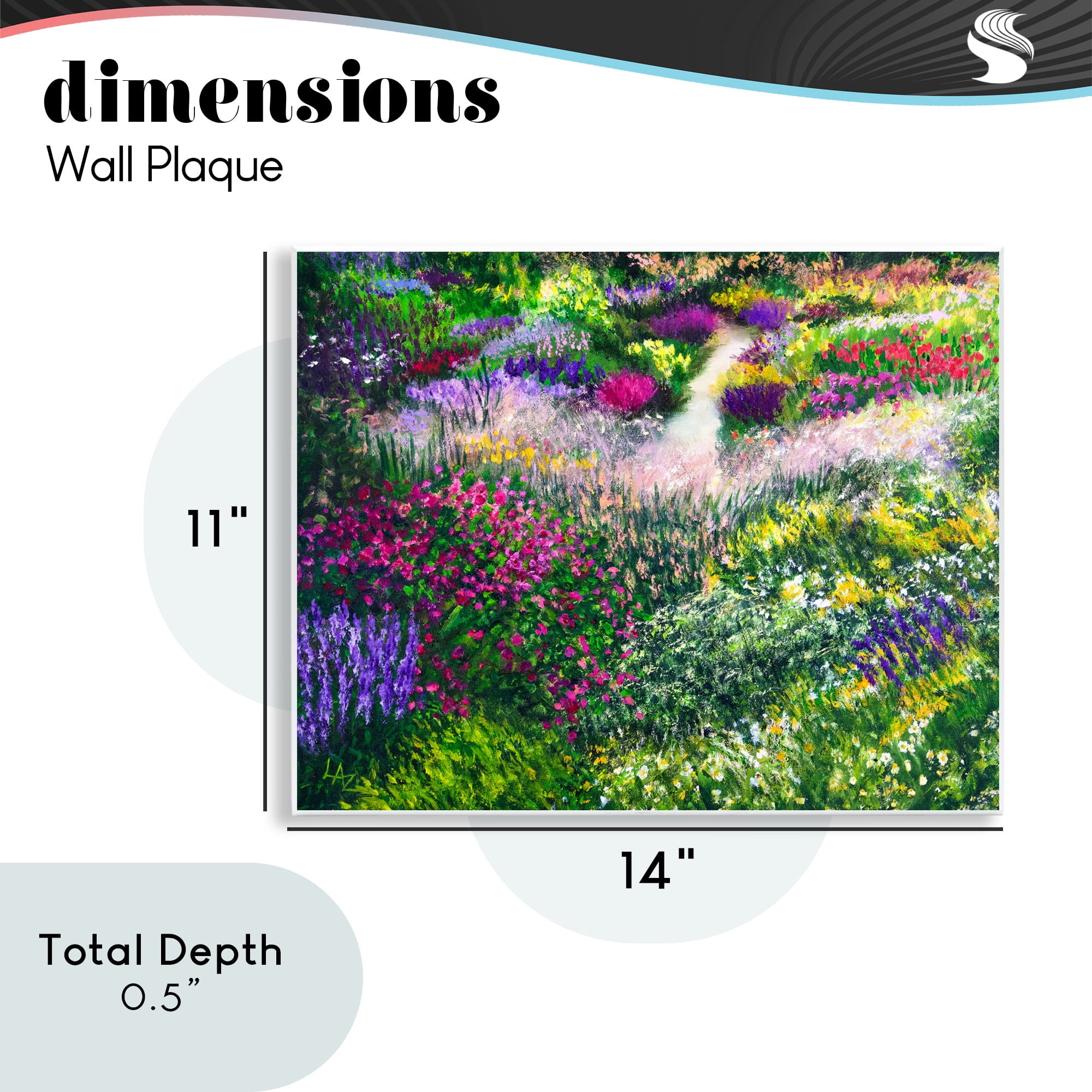 Stupell Industries Breath Of Spring Meadow Wall Plaque Art, design by Lee Ann Zirbes