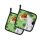 thumbnail image 1 of ""Caroline'S Treasures Fox Terrier Agarradera Para Maceta Decorada 7.5H X 7.5W Día De San Patricio"", 1 of 1