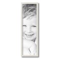 thumbnail image 2 of ArtToFrames 7" x 24" White Square Star Emboss Picture Frame, 7x24 inch White Wood Poster Frame (WOM-5125), Pack, 2 of 7