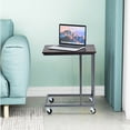 thumbnail image 4 of Gymax Support pour Ordinateur Portable, Table de Bout de Canapé Mobile, Support Multiple, Gris, 4 of 10