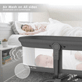 ANGELBLISS 3 in 1 Portable Rocking Bedside Crib, Manual