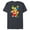 Navy Heather, variant on Marge Homer Bart Lisa Maggie Holiday - Short Sleeve Blended T-Shirt for Adults – Customized-Yellow