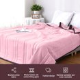 thumbnail image 6 of Dvumao Throw Blanket, Washed Cotton Summer Quilt Solid Color Air Conditioning Quilt Washable Summer Gift Summer Quilt, Women Gifts, 6 of 6