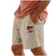 thumbnail image 1 of Pantalones Cortos para Hombre Cintura Elástica con Bolsillos Color Sólido Casual Cordón Suelto Pantalones Cortos de Ejercicio, 1 of 4