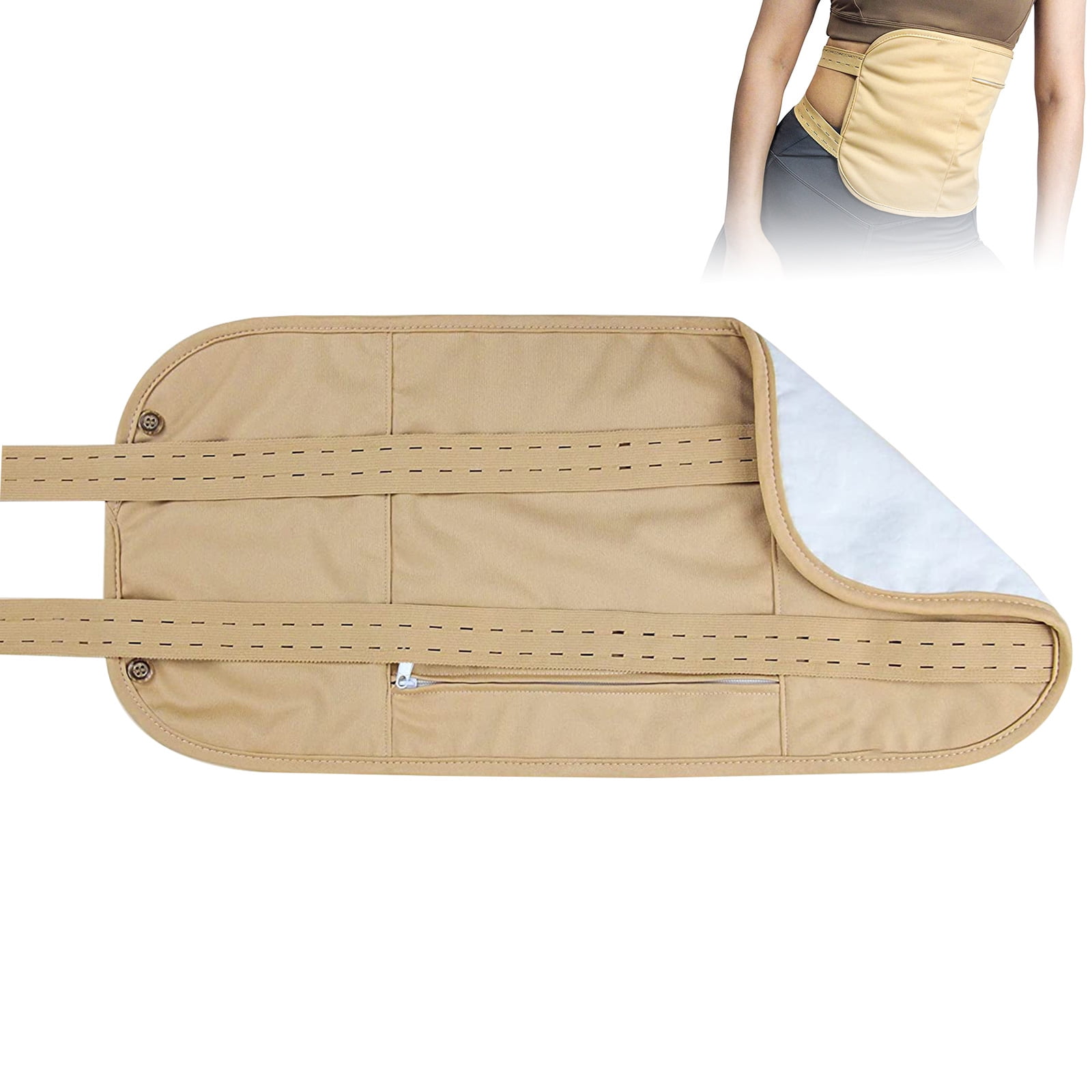 Castor Oil PACK Compress,Reusable Castor Oil PACK Compress Wrap Mess