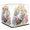 Multicolor 4, variant on CURLYOOT Tie Dye Cube Storage Bin, 13 x 13 x 13 Storage Cube Bins for Organizing, Colorful Boho Rainbow Abstract Spiral Fabric Foldable Closet Baskets with Handles for Closet, Shelves, Clothes