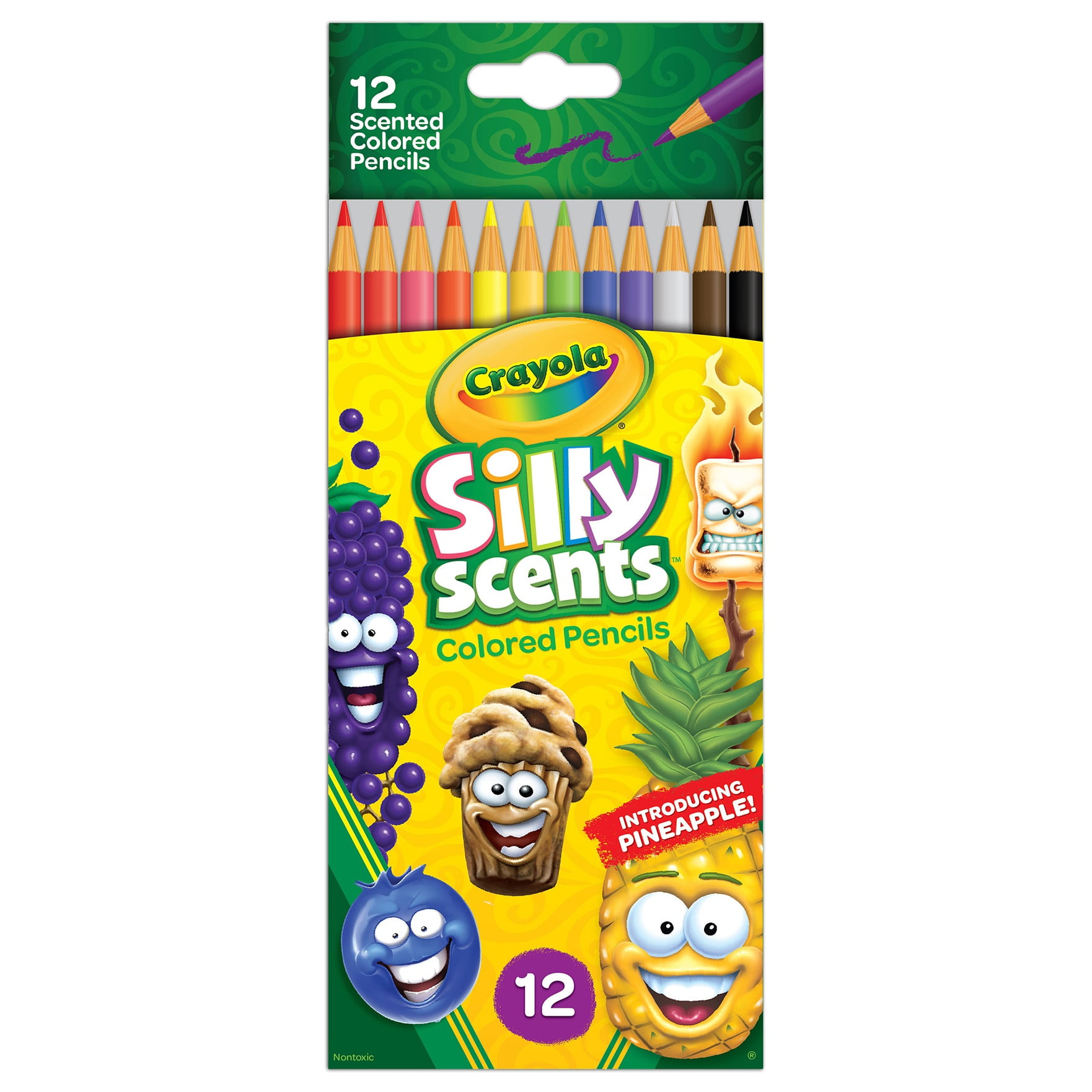 Silly Scents Colored Pencils, Sweet Scents, Pack of 12 | Bundle of