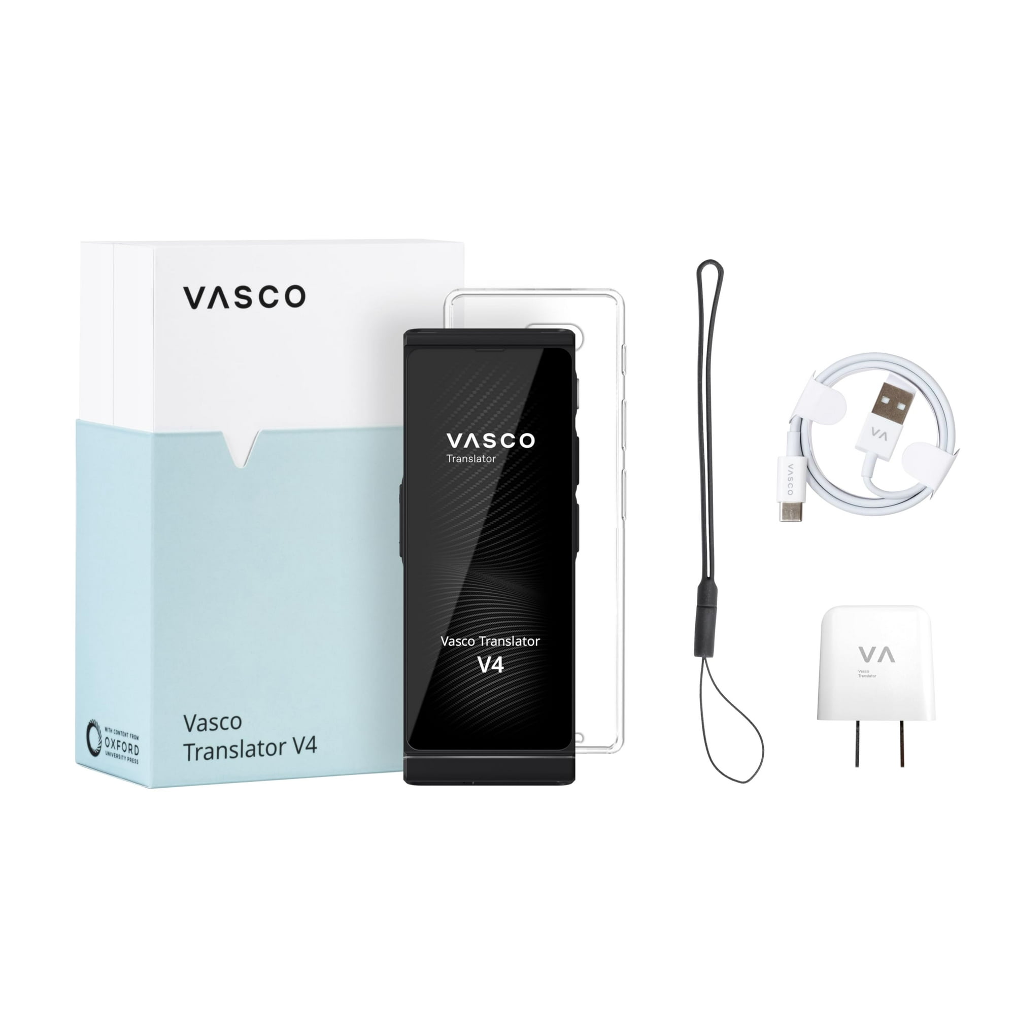Vasco Translator V4 翻訳機 付属品 Black Onyx Vasco V4 Language Translator Device | 108 Languages | Free