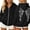 Black, variant on Women Oversized Zip Up Hooded Jacket, Rhinestone Angel Wings Pattern Long Sleeve Casual Hoodie with Drawstring and Pockets for Daily Wear,Coffee,M