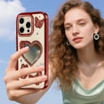 thumbnail image 3 of Klonfd Glitter Bling Heart For IPhone Compatible With Wireless Charging, 3 of 5