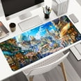 thumbnail image 3 of WISHTIME Gaming Mouse Pad Eerie Town Large Extended Keyboard Mat for Work and Gaming Oversized Mouse Pad(31.5x11.8x0.08Inch), 3 of 7