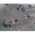 thumbnail image 4 of oneOone Georgette Viscose Fabric Dot|Floral & Stork Bird Print Fabric BTY 42 Inch Wide, 4 of 4