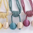 thumbnail image 4 of Hariumiu Curtain Holder Firmly Fixed Punch-free Convenient All-match Creative Decorative Fabric Hanging Ball Curtain Strap Living Room Accessories, 4 of 8