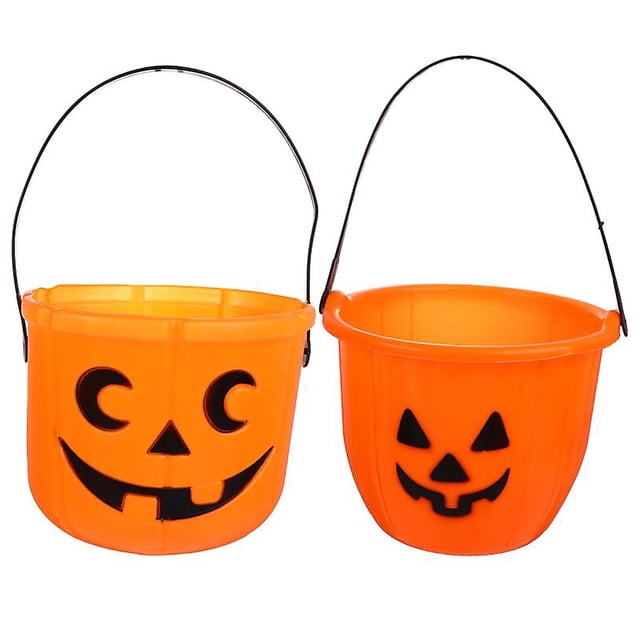 Barril de regalo de calabaza de Halloween, 2 uds., para decoraciones de Halloween