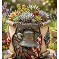 thumbnail image 2 of Title: 250th Anniversary Commemorative Art Flower Plate, 2 of 8