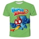 thumbnail image 1 of Camisetas Super Zings, ropa para niños, novedad de verano 2023, camisetas de manga corta con dibujos animados, camisetas informales con cuello redondo de 1 a 14 años, Tops12M Gao Jinjia LED, 1 of 2