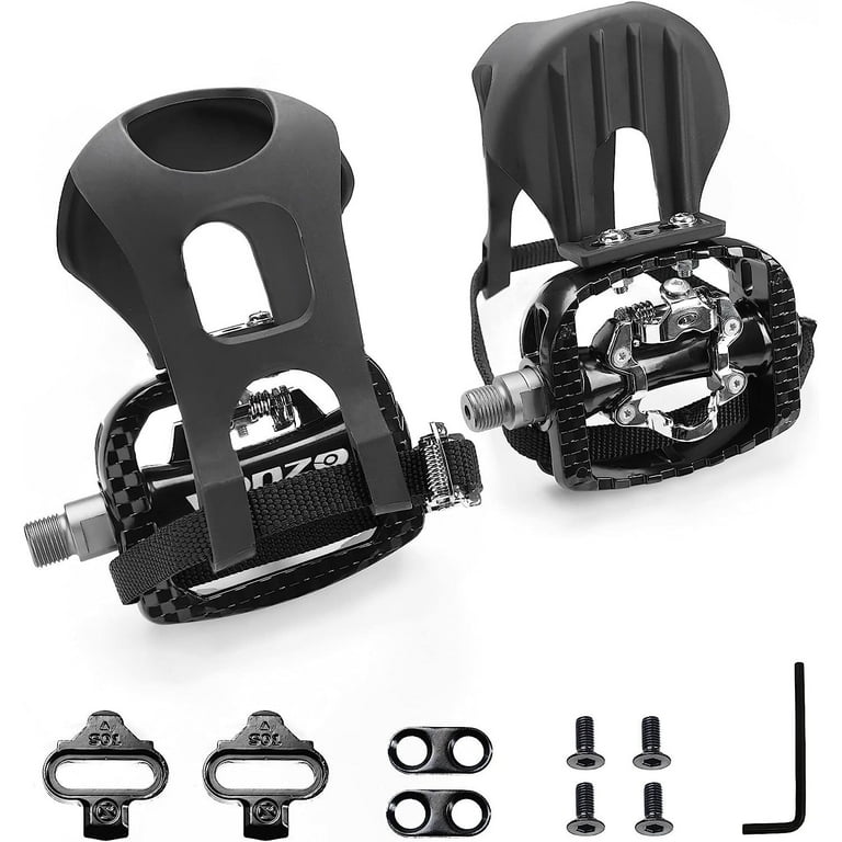 Toe clip best sale cleats