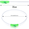 thumbnail image 2 of Collar para perro emisor de luz recargable, lámpara para perro impermeable IP67 para caminar nocturno, ajustable,, 2 of 5