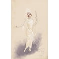 thumbnail image 2 of Will R. Barnes 13x18 Gold Ornate Wood Frame and Double Matted Museum Art Print Titled - Woman's Costume (1914), 2 of 4