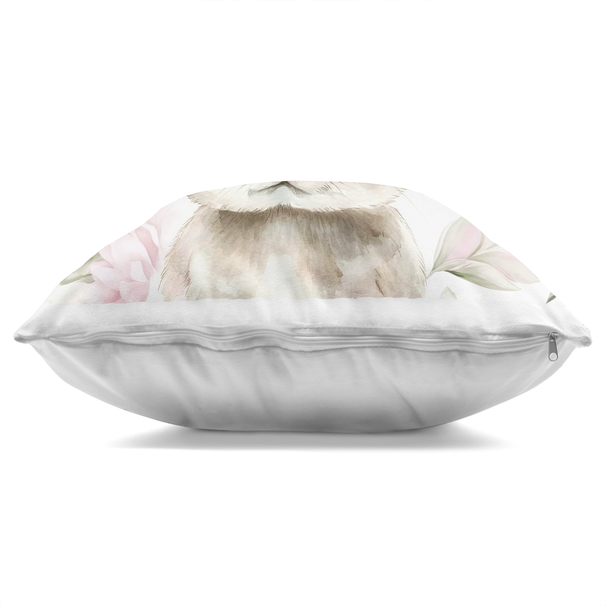 Stupell Industries Flower Power Bunny Decorative Printed Throw Pillow, design by Tina LeCour