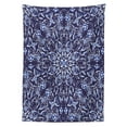 thumbnail image 3 of Ambesonne Winter Tablecloth Rectangular Table Cover, Chinese Style Floral Theme, 52"x70", Dark Violet Blue, 3 of 4