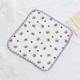 thumbnail image 4 of Rollo lavable de toallas de papel reutilizables, 5 paquetes de toallas de papel de franela con estampado de algodón lavables respetuosas con el medio ambiente, 30*30cm súper suaves, absorben, 4 of 5