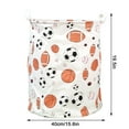thumbnail image 3 of Kugisaki Household Laundry Baskets Canvas Fabric Collapsible, Laundry Baskets with Handles Dirty Clothes Storage Bin Organizer for Bathroom Dorm, 3 of 9