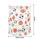 thumbnail image 3 of Cesto de lona para la ropa sucia con asas | Cesto plegable para ropa sucia | Cesto ligero y plegable para juguetes, toallas y mantas | Organizador de tela multicolor para baño, habitación infantil y, 3 of 5