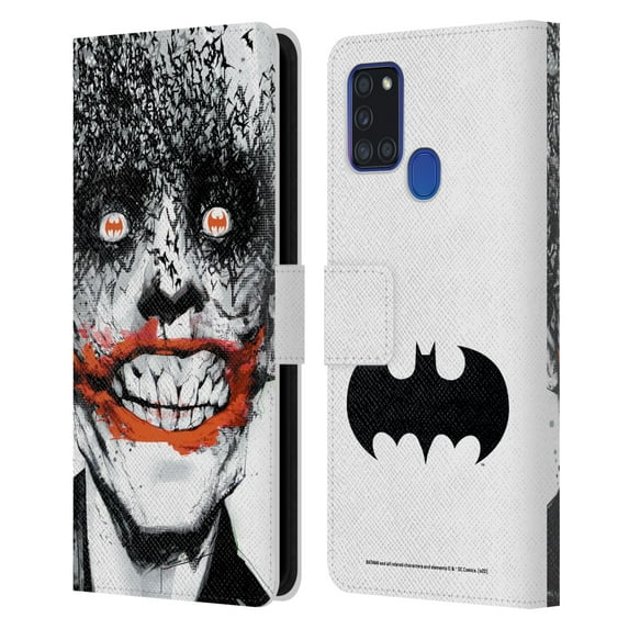 Head Case Designs Officially Licensed Batman DC Comics Famous Comic Book Covers Detective Comics 880 Leather Book Wallet Case Compatible with Samsung Galaxy A21s (2020)